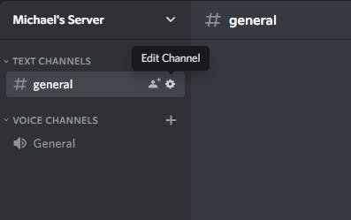 Text Channel Settings
